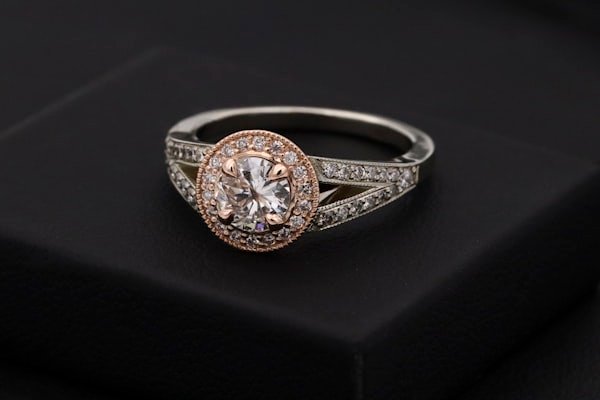 Diamond ring close-up
